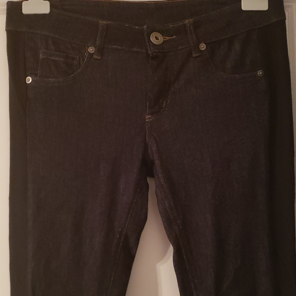 M Ecko Red Stretch Jeggings with Black Inset